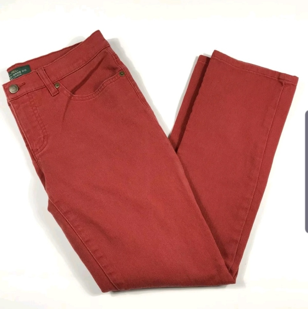 LRL Lauren Jean Co Womens Straight Leg Jeans